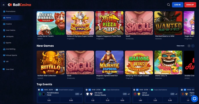 Roll Casino Bonus